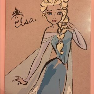 Elsa Character Art Canvas